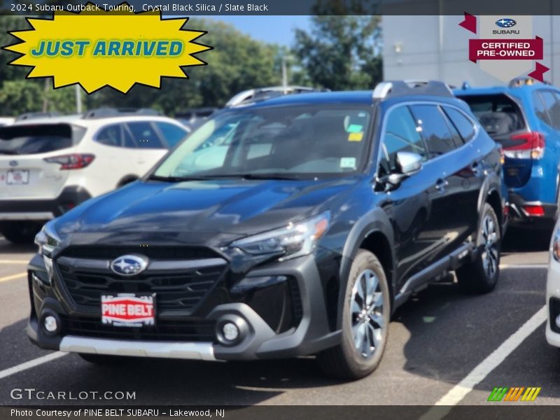 Crystal Black Silica / Slate Black 2024 Subaru Outback Touring