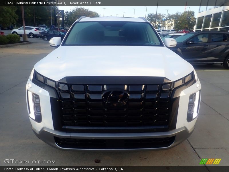 Hyper White / Black 2024 Hyundai Palisade Limited AWD