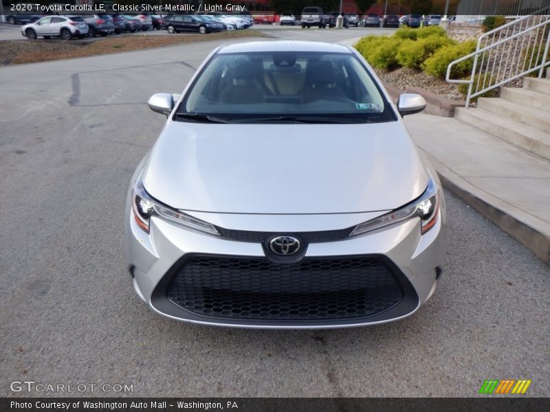 Classic Silver Metallic / Light Gray 2020 Toyota Corolla LE