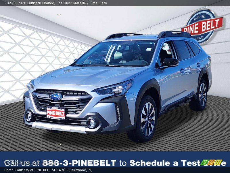 Ice Silver Metallic / Slate Black 2024 Subaru Outback Limited