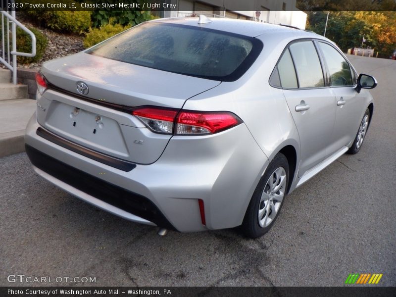 Classic Silver Metallic / Light Gray 2020 Toyota Corolla LE