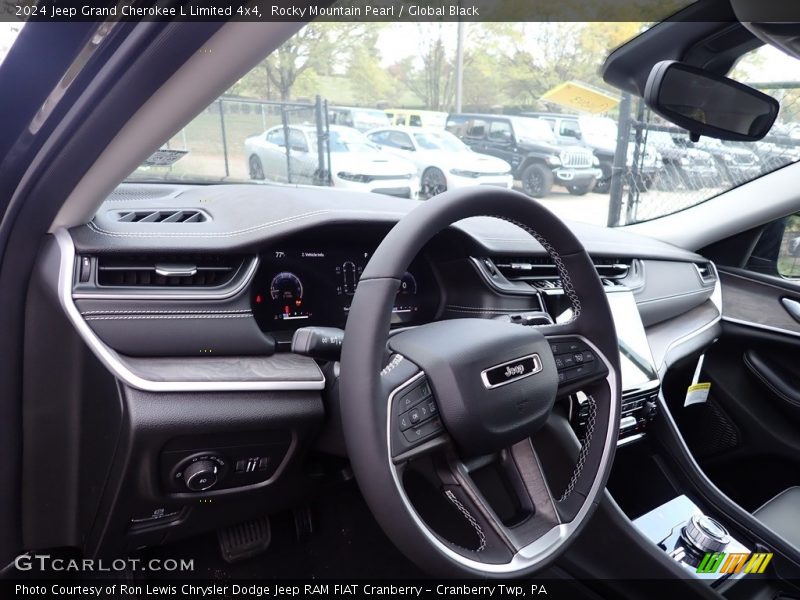 Rocky Mountain Pearl / Global Black 2024 Jeep Grand Cherokee L Limited 4x4