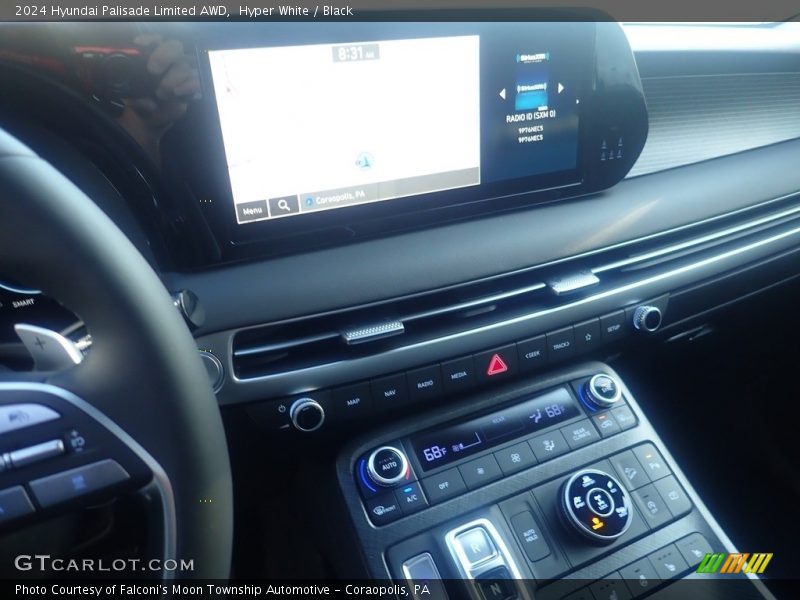 Controls of 2024 Palisade Limited AWD
