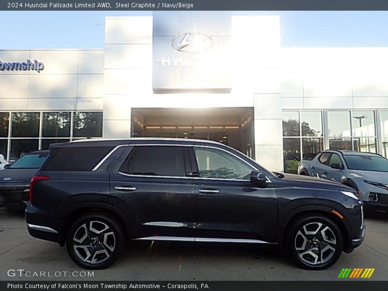 Steel Graphite / Navy/Beige 2024 Hyundai Palisade Limited AWD