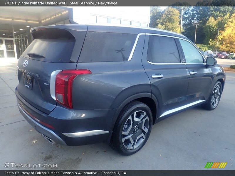 Steel Graphite / Navy/Beige 2024 Hyundai Palisade Limited AWD