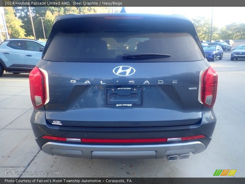 Steel Graphite / Navy/Beige 2024 Hyundai Palisade Limited AWD