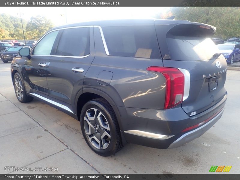 Steel Graphite / Navy/Beige 2024 Hyundai Palisade Limited AWD