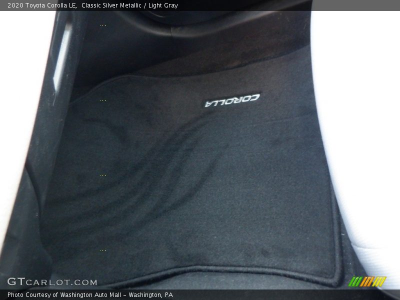 Classic Silver Metallic / Light Gray 2020 Toyota Corolla LE