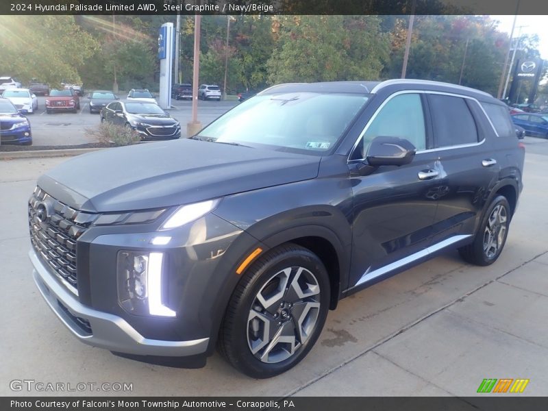 Steel Graphite / Navy/Beige 2024 Hyundai Palisade Limited AWD