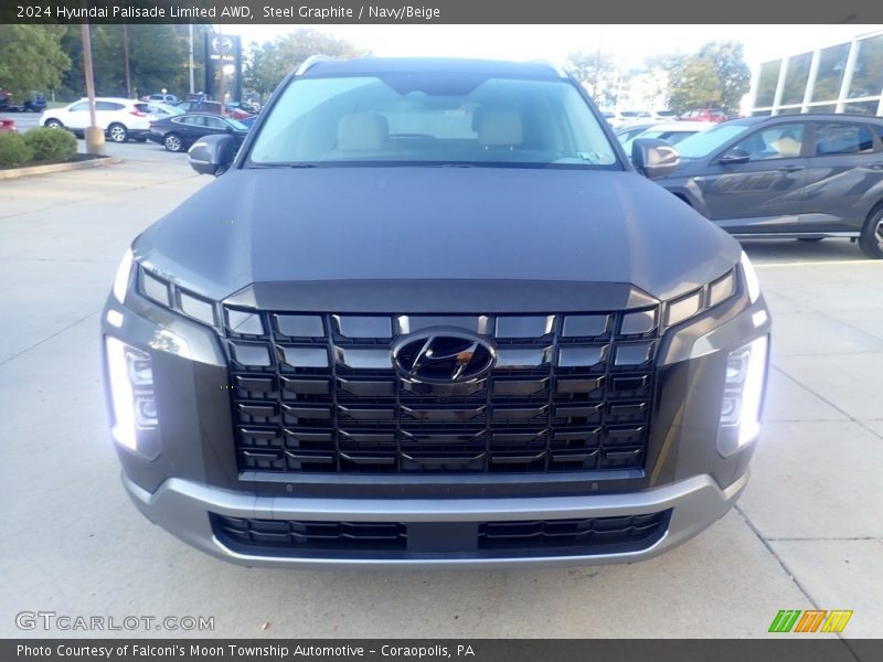 Steel Graphite / Navy/Beige 2024 Hyundai Palisade Limited AWD