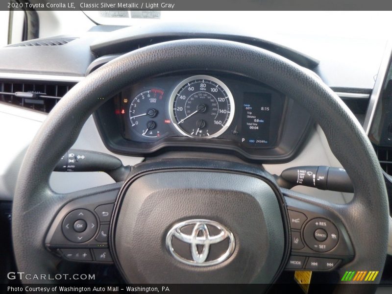 Classic Silver Metallic / Light Gray 2020 Toyota Corolla LE