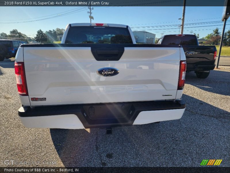 Oxford White / Earth Gray 2018 Ford F150 XL SuperCab 4x4