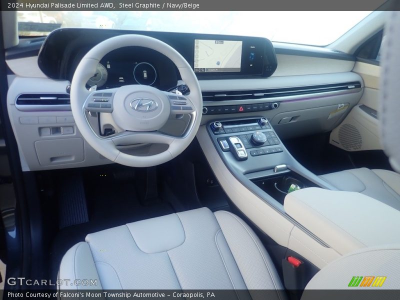  2024 Palisade Limited AWD Navy/Beige Interior