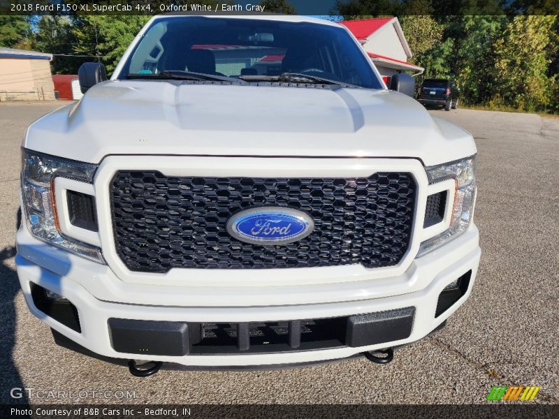 Oxford White / Earth Gray 2018 Ford F150 XL SuperCab 4x4