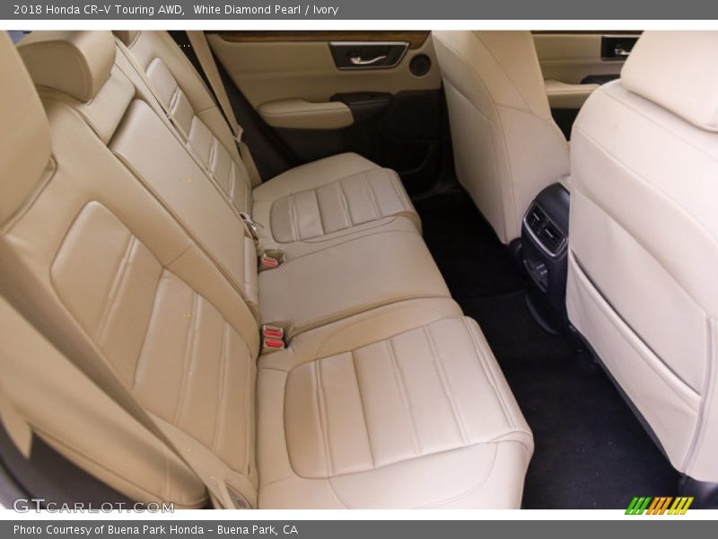 White Diamond Pearl / Ivory 2018 Honda CR-V Touring AWD