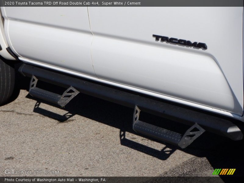 Super White / Cement 2020 Toyota Tacoma TRD Off Road Double Cab 4x4