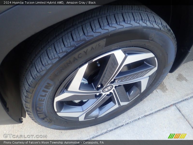 Amazon Gray / Black 2024 Hyundai Tucson Limited Hybrid AWD