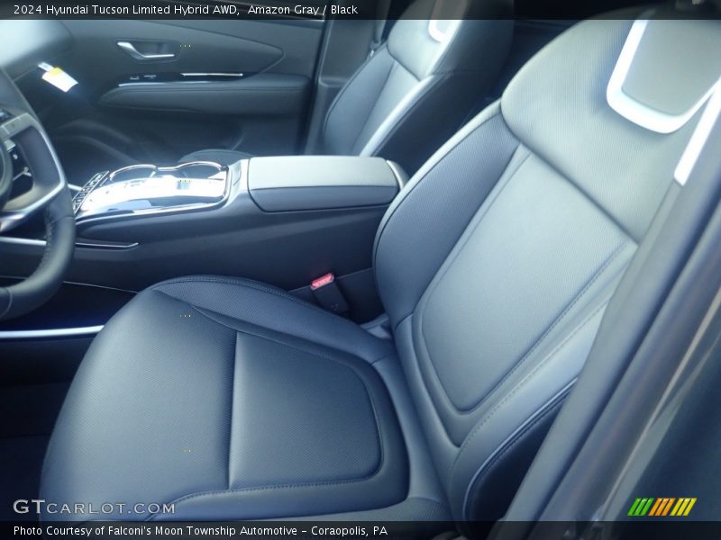 Amazon Gray / Black 2024 Hyundai Tucson Limited Hybrid AWD
