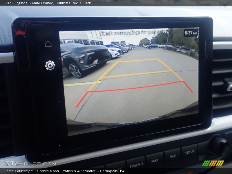 Ultimate Red / Black 2023 Hyundai Venue Limited