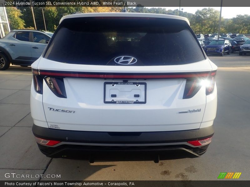 White Pearl / Black 2024 Hyundai Tucson SEL Convenience Hybrid AWD