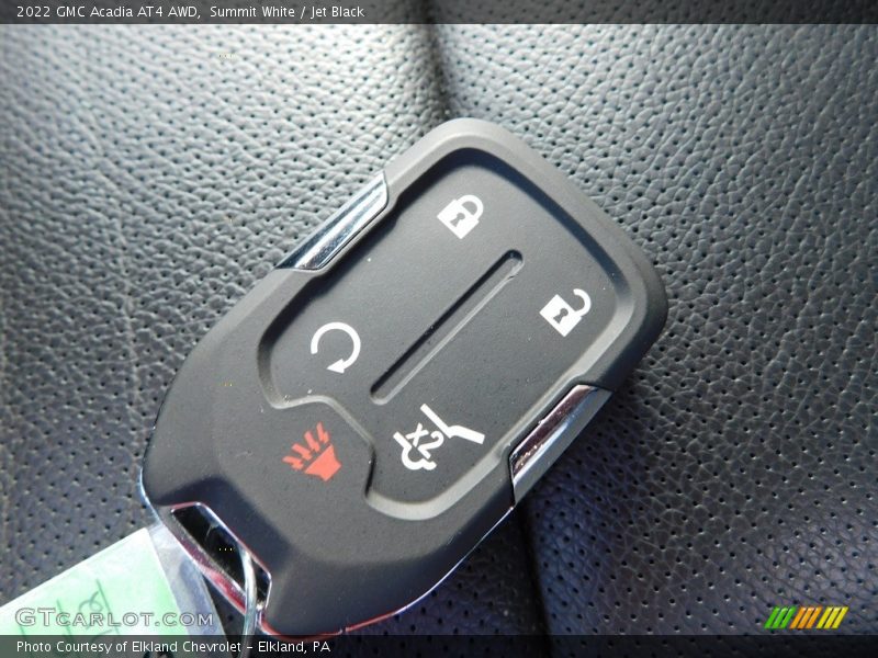 Keys of 2022 Acadia AT4 AWD