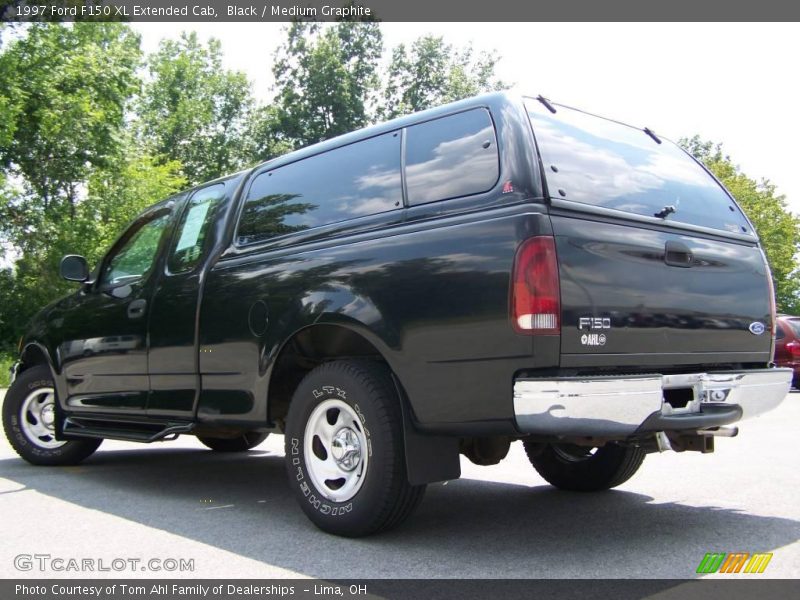 Black / Medium Graphite 1997 Ford F150 XL Extended Cab