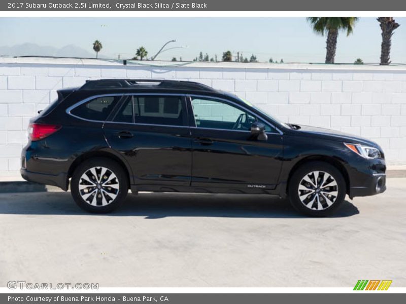 Crystal Black Silica / Slate Black 2017 Subaru Outback 2.5i Limited