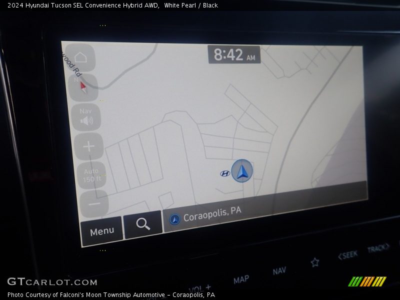 White Pearl / Black 2024 Hyundai Tucson SEL Convenience Hybrid AWD