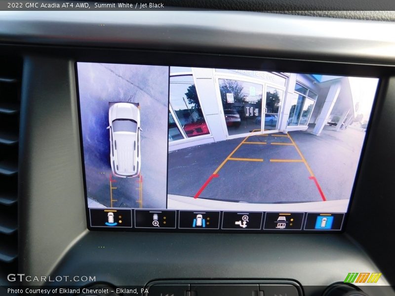 Controls of 2022 Acadia AT4 AWD