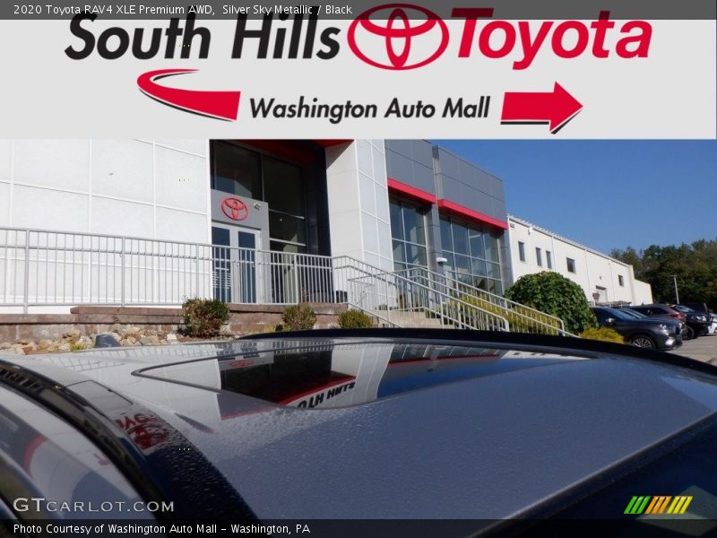 Silver Sky Metallic / Black 2020 Toyota RAV4 XLE Premium AWD