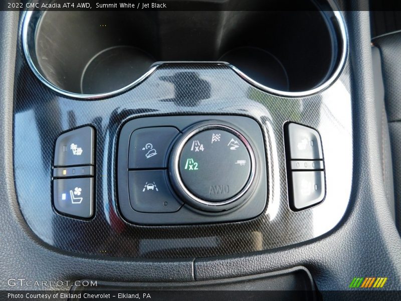 Controls of 2022 Acadia AT4 AWD