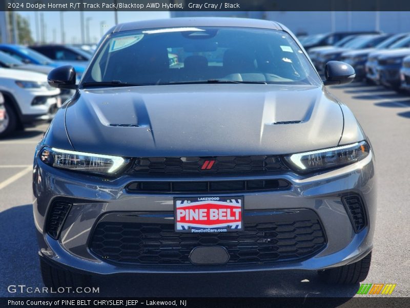 Gray Cray / Black 2024 Dodge Hornet R/T Track Pack/Blacktop AWD Hybrid