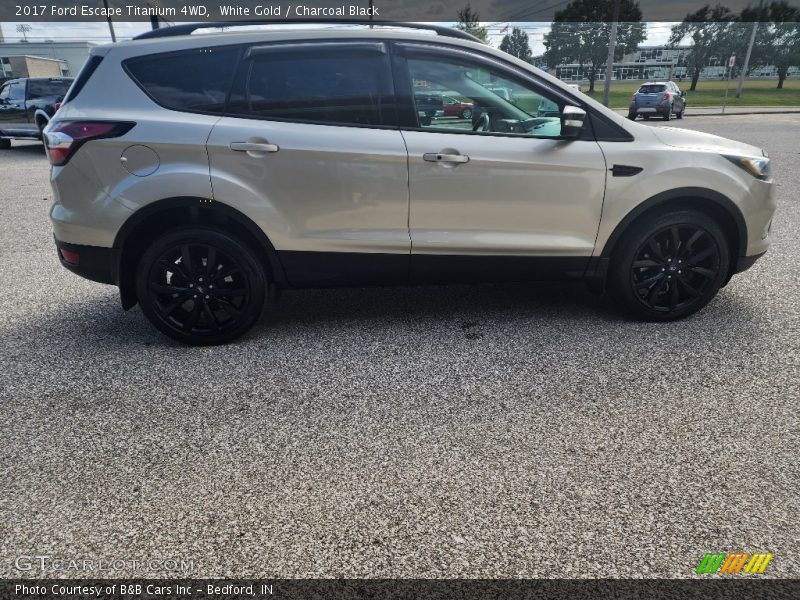 White Gold / Charcoal Black 2017 Ford Escape Titanium 4WD