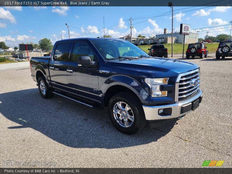 Blue Jeans / Earth Gray 2017 Ford F150 XLT SuperCrew 4x4