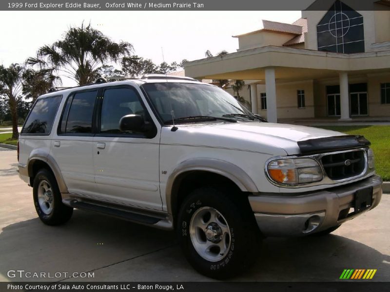 Oxford White / Medium Prairie Tan 1999 Ford Explorer Eddie Bauer