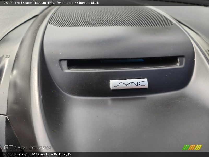 White Gold / Charcoal Black 2017 Ford Escape Titanium 4WD