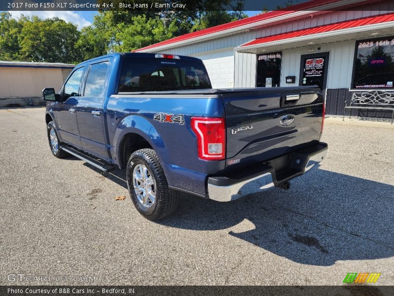 Blue Jeans / Earth Gray 2017 Ford F150 XLT SuperCrew 4x4
