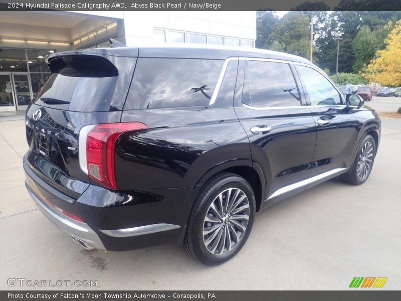 Abyss Black Pearl / Navy/Beige 2024 Hyundai Palisade Calligraphy AWD