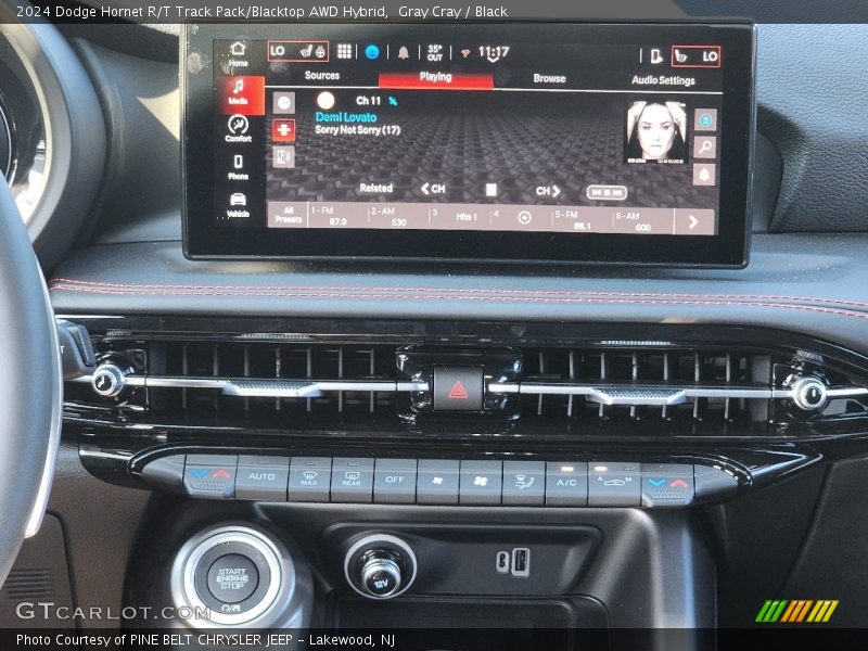 Controls of 2024 Hornet R/T Track Pack/Blacktop AWD Hybrid