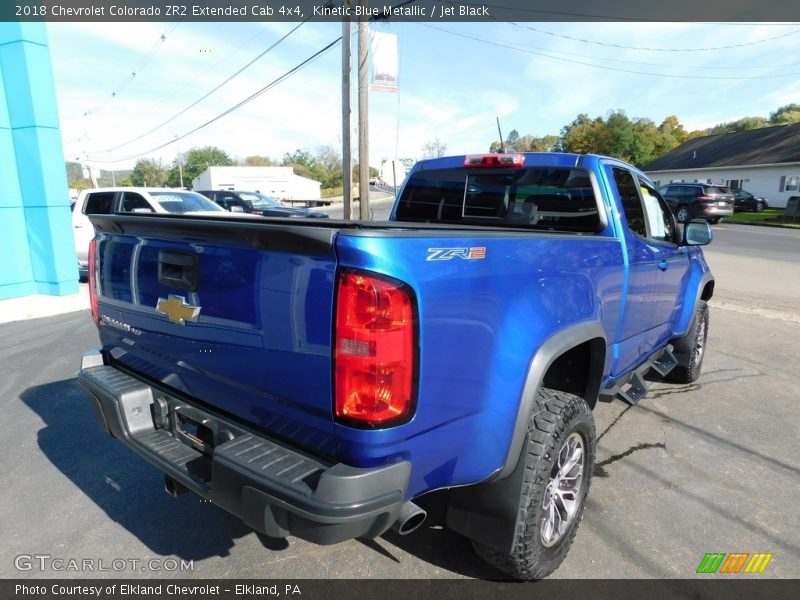 Kinetic Blue Metallic / Jet Black 2018 Chevrolet Colorado ZR2 Extended Cab 4x4