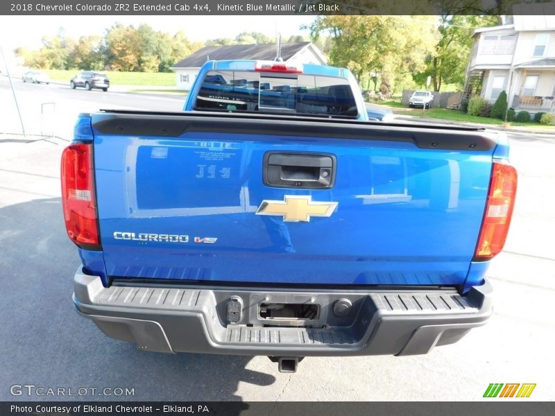Kinetic Blue Metallic / Jet Black 2018 Chevrolet Colorado ZR2 Extended Cab 4x4
