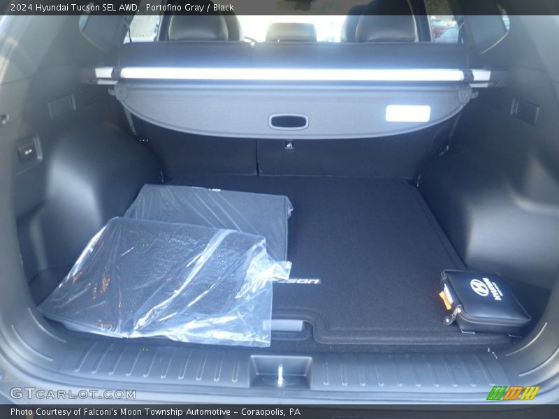 Portofino Gray / Black 2024 Hyundai Tucson SEL AWD