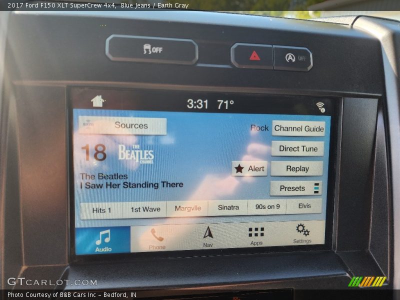 Blue Jeans / Earth Gray 2017 Ford F150 XLT SuperCrew 4x4