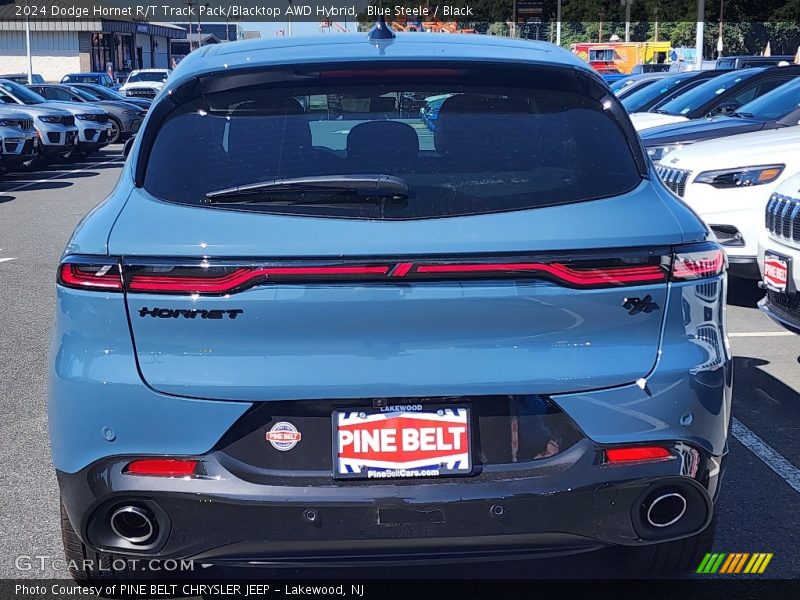 Blue Steele / Black 2024 Dodge Hornet R/T Track Pack/Blacktop AWD Hybrid