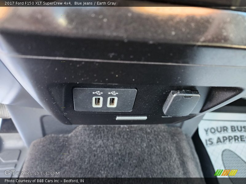 Blue Jeans / Earth Gray 2017 Ford F150 XLT SuperCrew 4x4