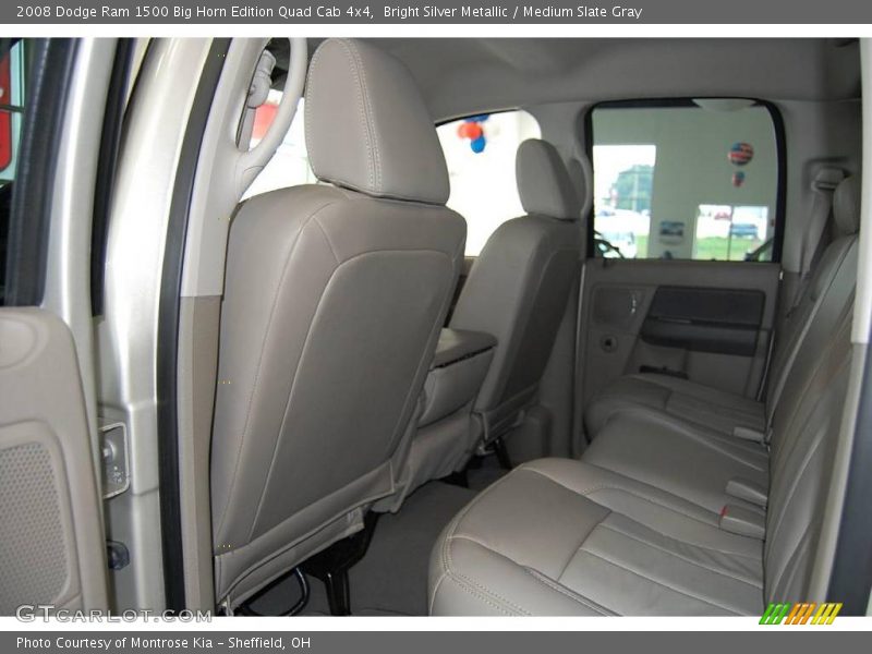 Bright Silver Metallic / Medium Slate Gray 2008 Dodge Ram 1500 Big Horn Edition Quad Cab 4x4