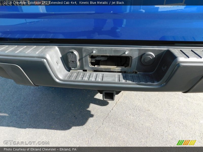 Kinetic Blue Metallic / Jet Black 2018 Chevrolet Colorado ZR2 Extended Cab 4x4