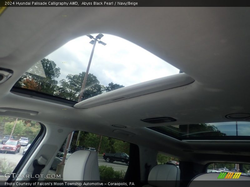 Sunroof of 2024 Palisade Calligraphy AWD