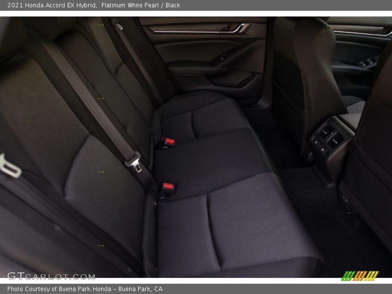 Platinum White Pearl / Black 2021 Honda Accord EX Hybrid