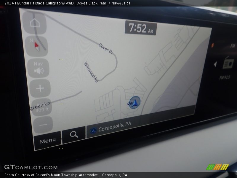 Navigation of 2024 Palisade Calligraphy AWD